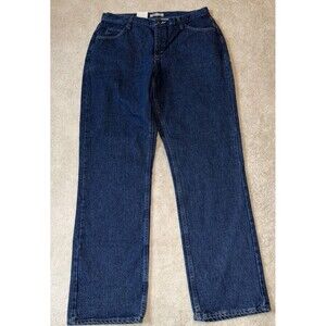 Riders by Lee Jeans Women's Sz 16 L Blue Denim Relaxed Leg NEW 100% Cotton